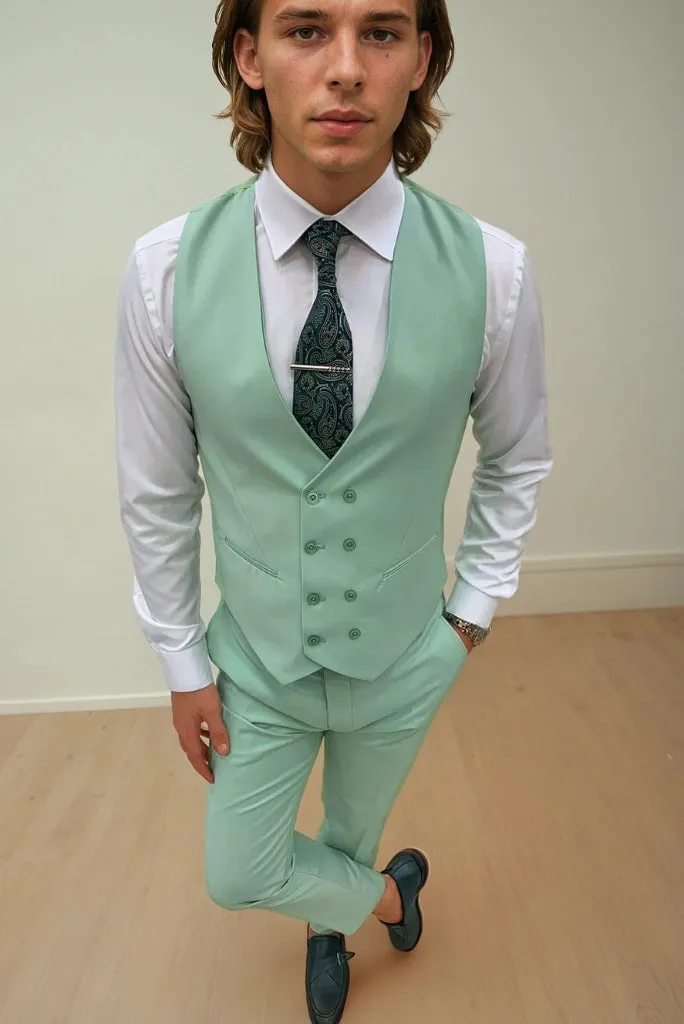 Men Sage Green Three Piece Suit Wedding Suit Dinner Suit Formal Party Wear Suit & Perfect For Every Occasion